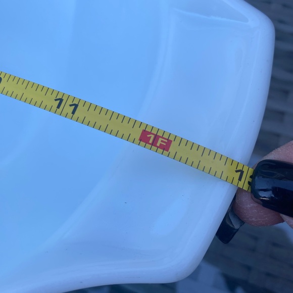 VINTAGE LARGE Pyrex Town and Country Brown HEX Cinderella Mixing Bowl #444 - Picture 9 of 9